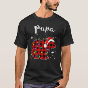 Camiseta Xadrez Vermelha Papá Urso Buffalo Matando Família 