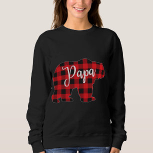 Camiseta Xadrez Vermelha Papá Urso Correspondente à Família
