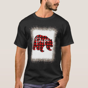 Camiseta Xadrez Vermelha Papa Urso Correspondente à Família