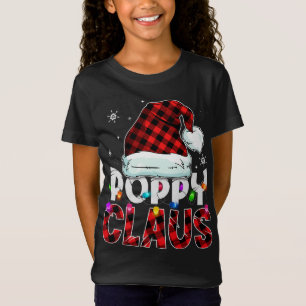 Camiseta Xadrez Vermelha Pappy Claus Correspondendo Cristo
