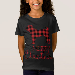 Camiseta Xadrez Vermelha Shar Pei Sobrevivendo à Família de
