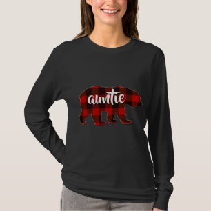 Camiseta Xadrez Vermelha Tia Buffalo Matando Família Pajama