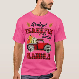 Camiseta Xadrez Vermelha Vovó Agradável Abençoado
