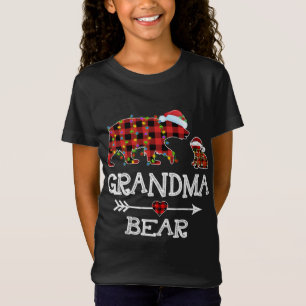 Camiseta Xadrez Vermelha Xmas Matando Família Natal Vovó B