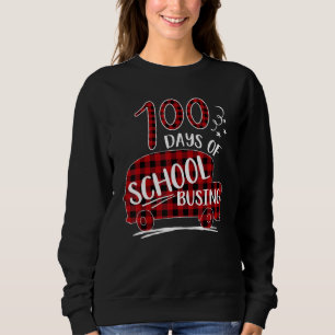 Camiseta Xadrez Vermelho 100 Dias De Transporte Escolar  Mo