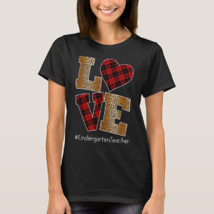 Camiseta XADREZ Vermelho Leopardo Vermelho e  Professor Val