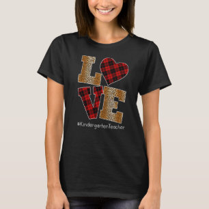 Camiseta XADREZ Vermelho Leopardo Vermelho e Professor Val