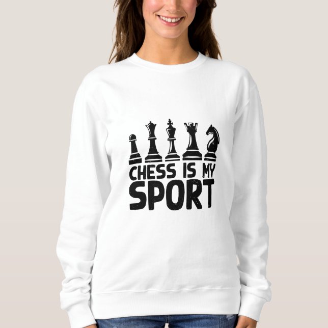 Camiseta Xadrez - Xadrez É Meu Esporte (Frente)