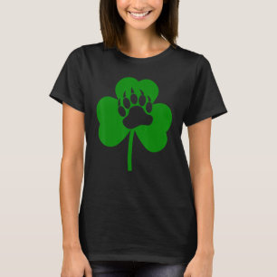 Camiseta Xamã Sortudo de Urso Cortado Irlandês - Pata C de 