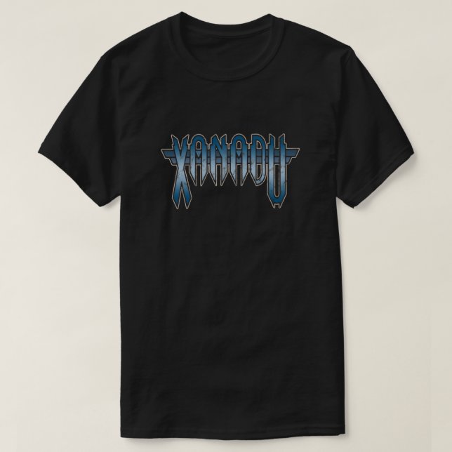 Camiseta Xanadu (design angustiado) Essencial (Frente do Design)