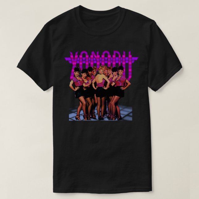 Camiseta Xanadu Olivia NewtonJohn Desenhado 2 (Frente do Design)