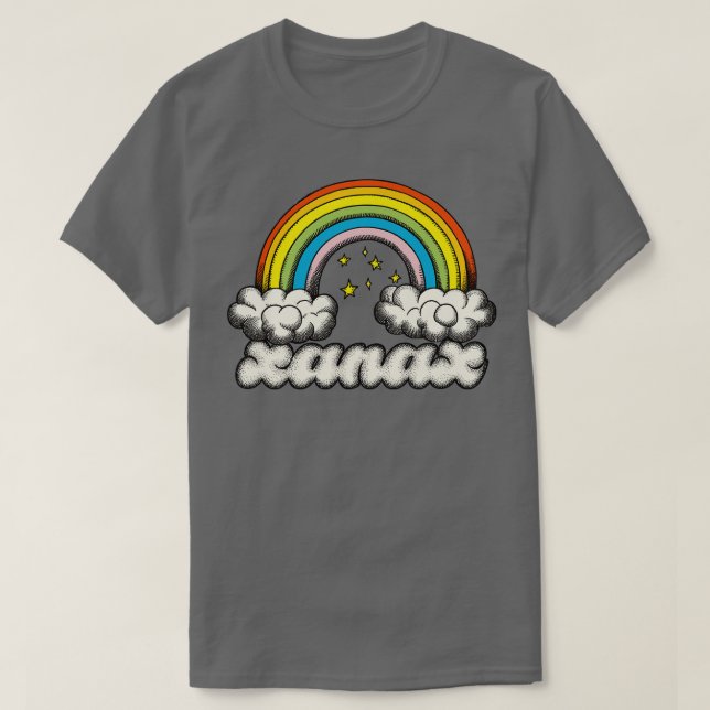Camiseta Xanax Rainbow (Frente do Design)