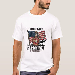 Camiseta Xarope de Bordo & Liberdade 51 Estado Forte