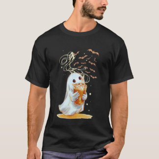 Camiseta Xarope de Café com Leite de Abobrinha de Fantasma 