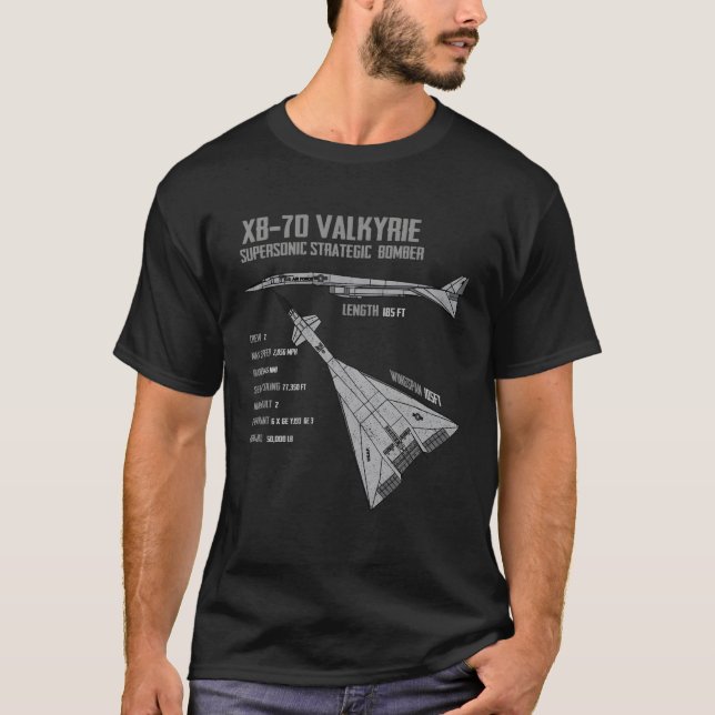 Camiseta Xb-70 Valkyrie (Frente)