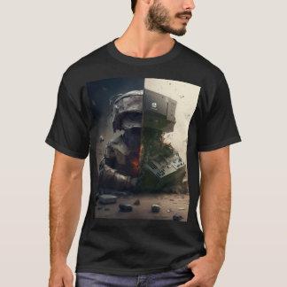 Camiseta Xbox vs PlayStaytion