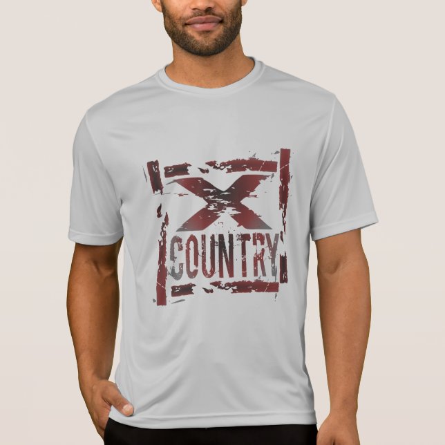 Camiseta XC corredor do país transversal (Frente)