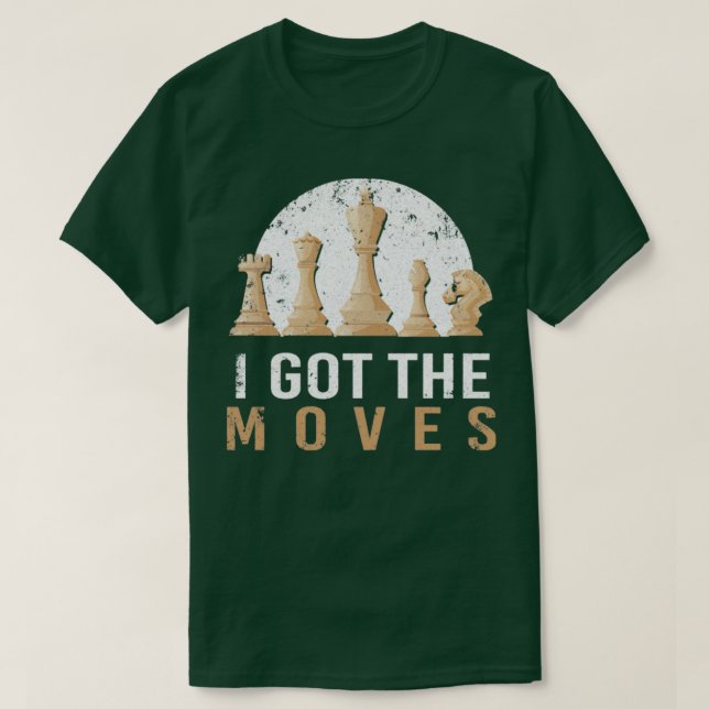 Camiseta Xeque-mate Chessmen Gift (Frente do Design)
