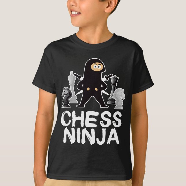 Camiseta Xeque Xeque Xeque Geek Ninja (Frente)