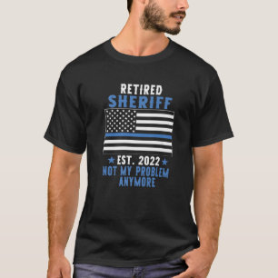 Camiseta Xerife aposentado 2022 Policial