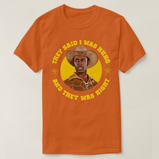 Camiseta Xerife Bart Hung Saddles (Frente do Design)