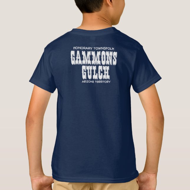 Camiseta Xerife Gammons Gulch Arizona West Town (Verso)