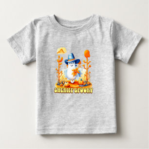 Camiseta Xerife Spooky Cowboy Ghost Halloween