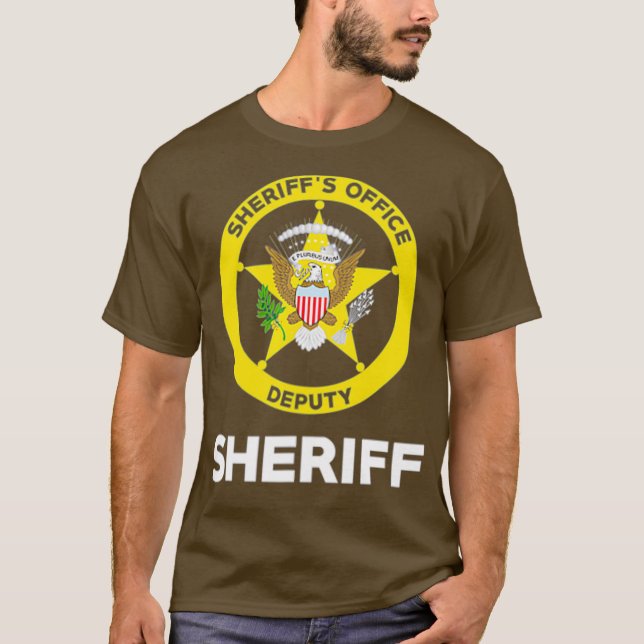 Camiseta Xerifes-Adjunto do Serviço LEO-Off-Duty Cops (Frente)