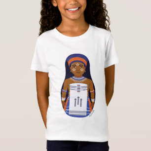 Camiseta Xhosa, Camiseta-T das Raparigas de Matryoshka na Á