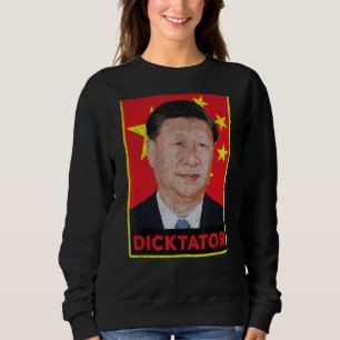 Camiseta Xi Jinping Dicktator Chinês Propaganda Comunista