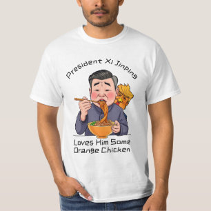 Camiseta Xi Jinping O Ama Um Frango Laranja
