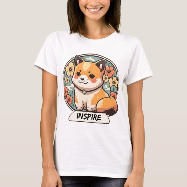 Camiseta Xiba Inu Cute (Frente)