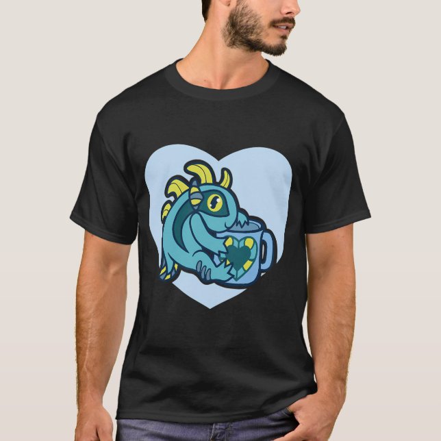 Camiseta Xícara de Azul Mmrrggll (Frente)