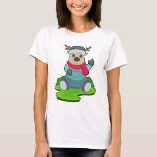 Camiseta Xícara de Café com Veado