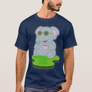 Camiseta Xícara de Café Elefante