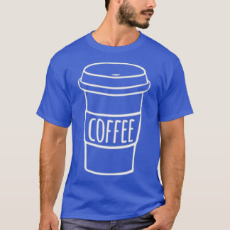 Camiseta Xícara De Café Engraçada Com Café Grafia