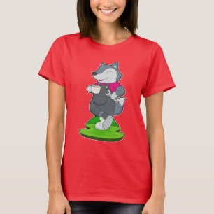 Camiseta Xícara de Café Lobo