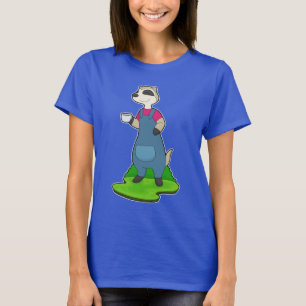 Camiseta Xícara de Café Meerkat