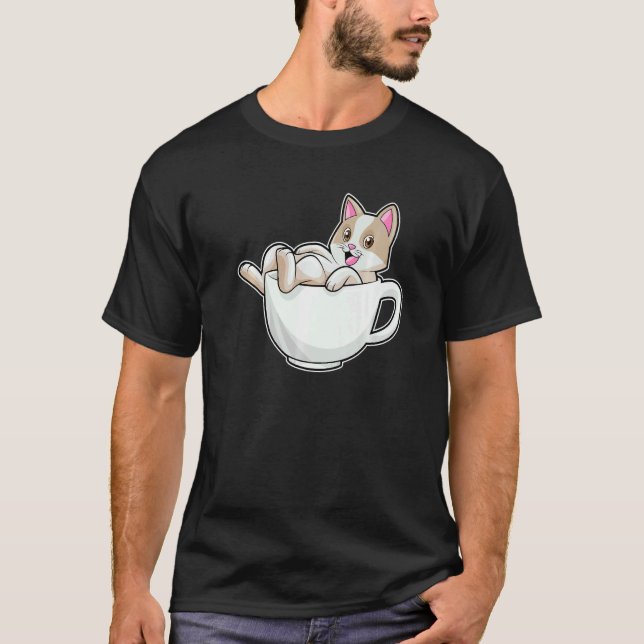 Camiseta Xícara de Chá de Gato (Frente)