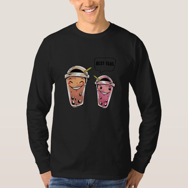 Camiseta Xícara De Chá Drinker Tea Break Xícara De Besties  (Frente)
