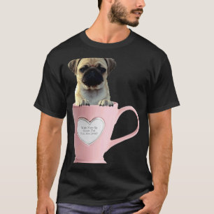 Camiseta Xícara de Pug L 2