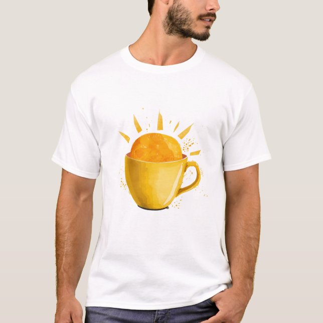 Camiseta Xícara de sol (Frente)