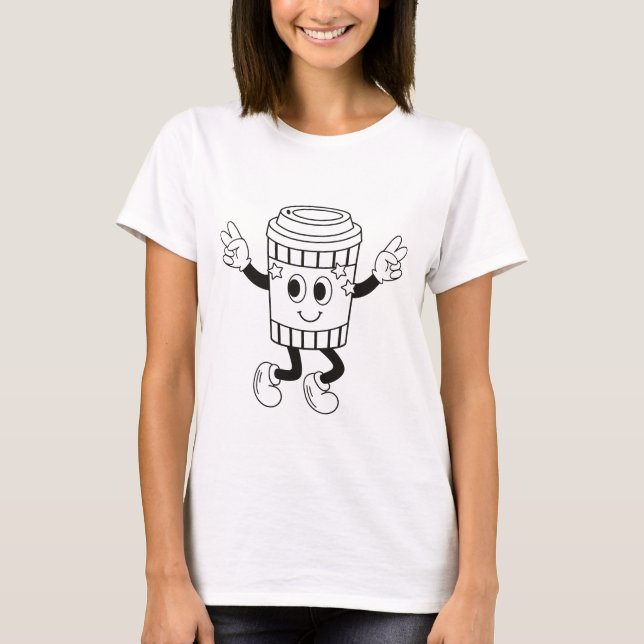 CAMISETA XÍCARA FOFINHA ROLANDO (Frente)