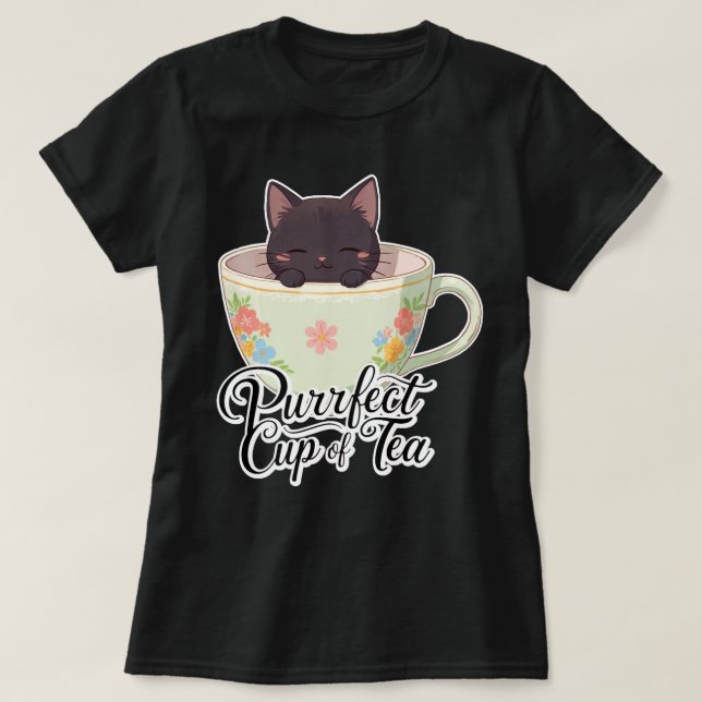 Camiseta Xícara Puro De Chá (Frente do Design)
