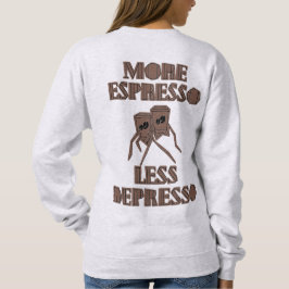 Camiseta Xícaras de Café Fofas Tipografia Divertida para Am