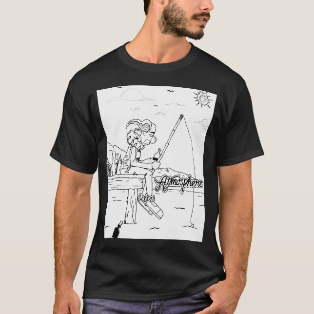 Camiseta XL Atmosphere "Sad Clown, Good Fish'" (Frente)