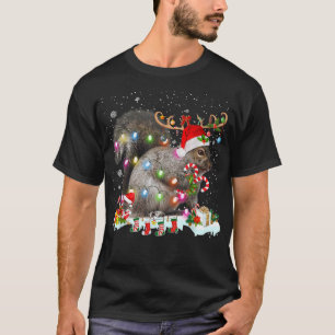 Camiseta XM de Natal de esquilo de feliz como luz de natal