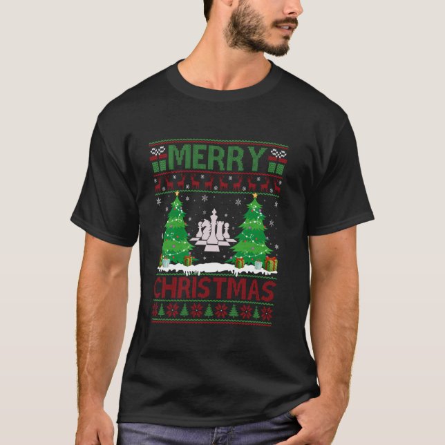 Camiseta Xm Feio De Iluminação Da Árvore De Natal, Suave (Frente)