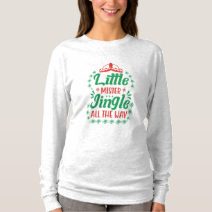 Camiseta Xmas Art Pequeno Senhor Jingle Todo O Caminho