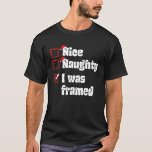 Camiseta Xmas Bonita, eu fui incriminado com Cristo de List